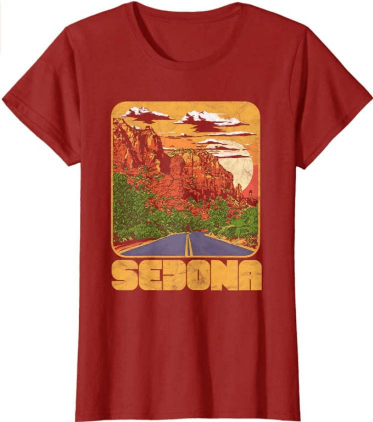 Retro Sedona Guide Red Arizona T-Shirt Visitors - Rock Best Vintage Sedona\'s